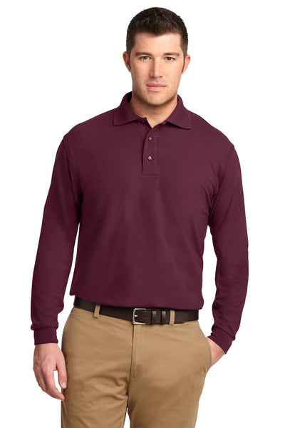 Springfield  K500LS Port Authority® Silk Touch™ Long Sleeve Polo