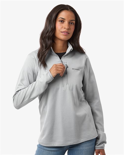 Women's Essential Hike™ Grid Fleece Half-Zip Pullover – wtembroidery.com