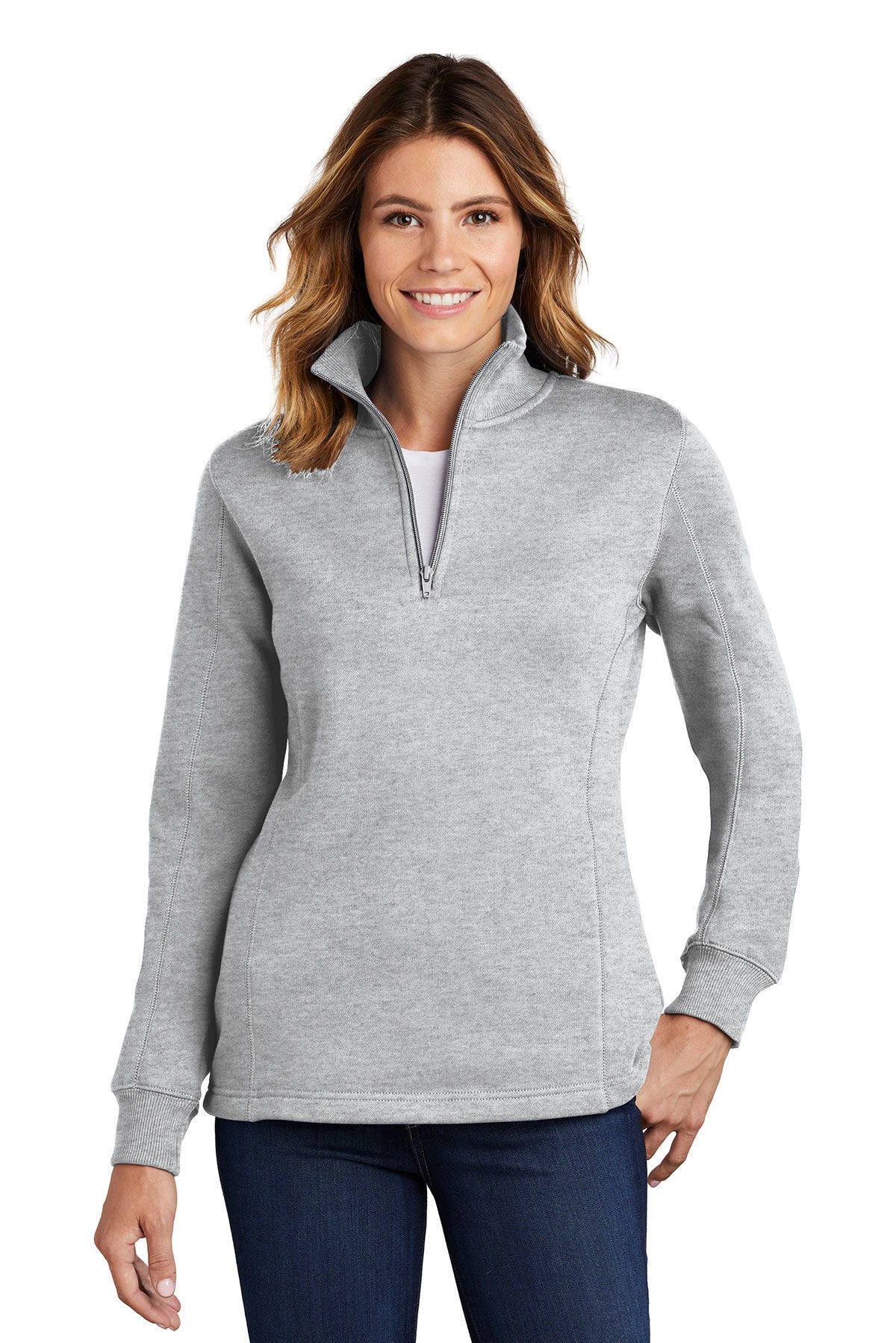 MIL LST253 Sport-Tek® Ladies 1/4-Zip Sweatshirt