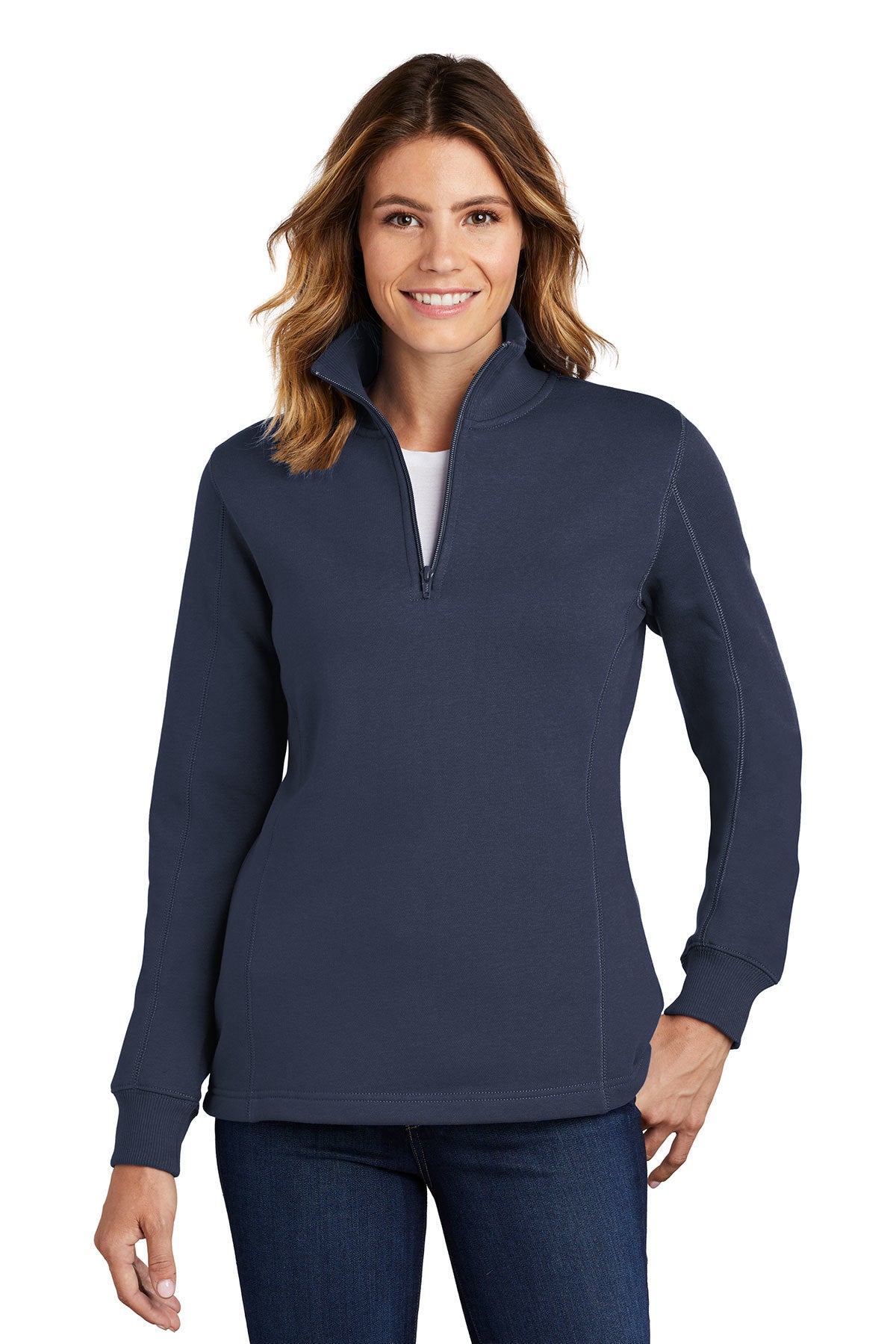 MIL LST253 Sport-Tek® Ladies 1/4-Zip Sweatshirt