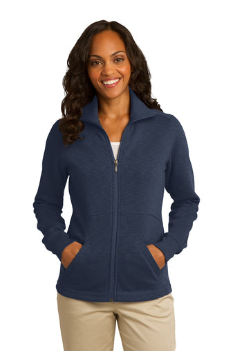 Springfield L293 Port Authority® Ladies Slub Fleece Full-Zip Jacket