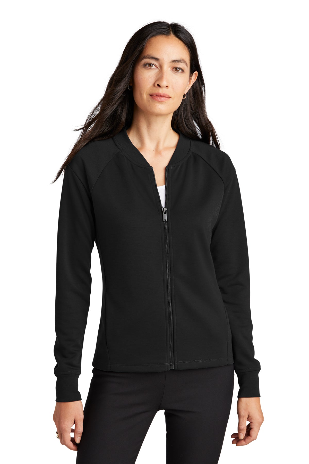 JH MM3001 Mercer+Mettle™ Women's Double-Knit Bomber