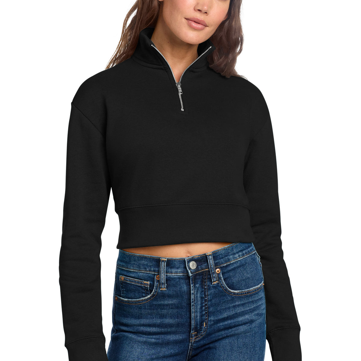 District ® Women's V.I.T. ™ Fleece 1/2-Zip DT6111 – wtembroidery.com