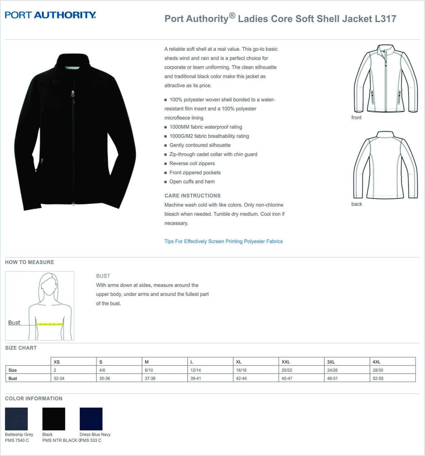 MEDSTAR Soft Shell Female Jacket L317