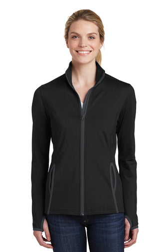 MEDSTAR LST 853 Sport-Tek® Ladies Sport-Wick® Stretch Contrast Full-Zip Jacket