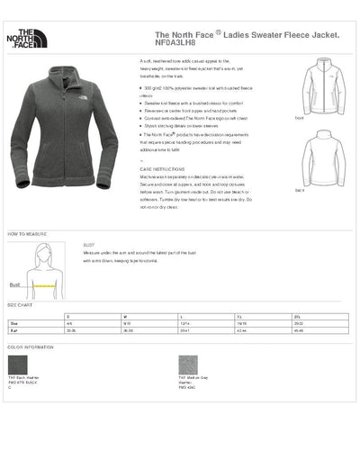 JH NF0A3LH8 The North Face® Ladies Sweater Fleece Jacket