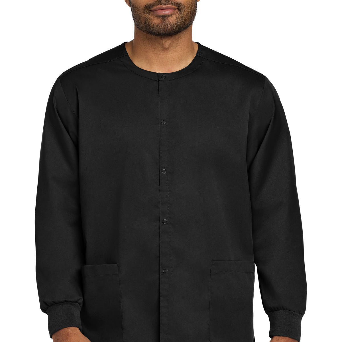 Wink ® Unisex WorkFlex Snap-Front Scrub Jacket WW3080 – wtembroidery.com