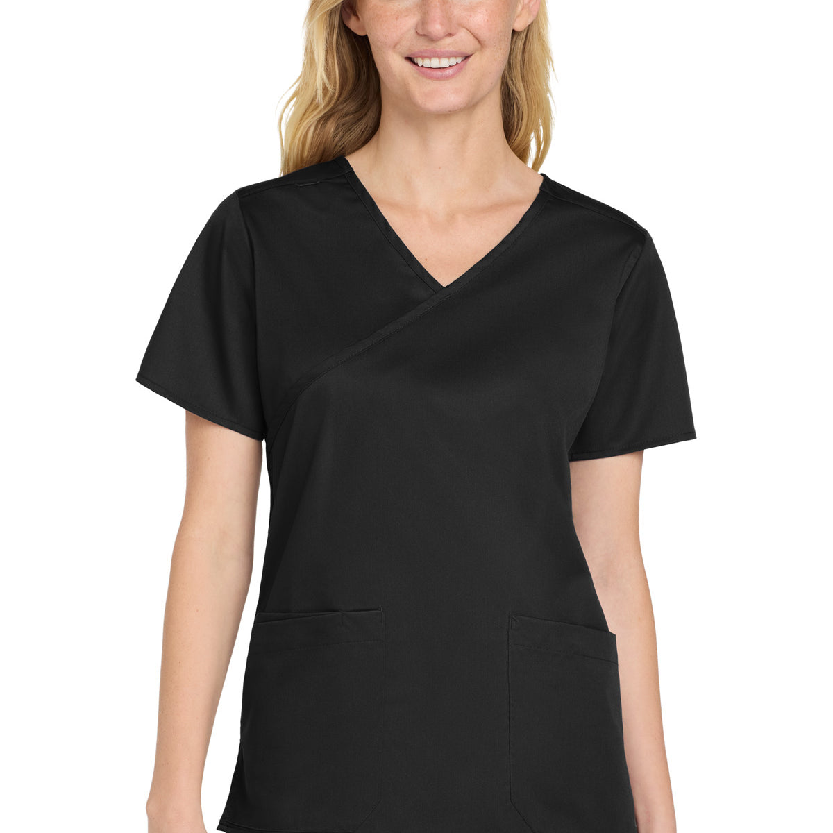 Wink ® Women's WorkFlex ™ Mock Wrap Top WW4760 – wtembroidery.com