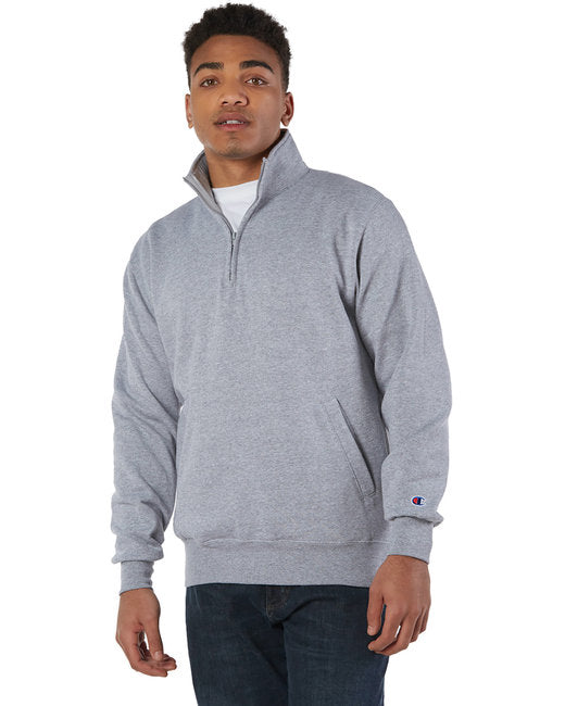 #S400 Champion Adult Powerblend® Quarter-Zip Pullover