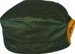 Athletic Dark Green Mesh with Gold Liner