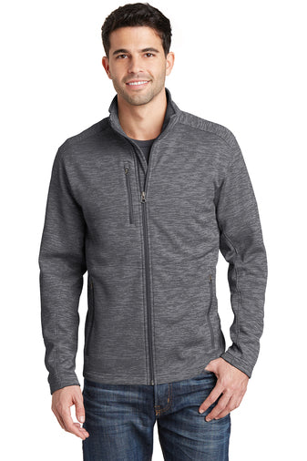 B2B1 Port Authority® Men's  Digi Stripe Fleece Jacket F231