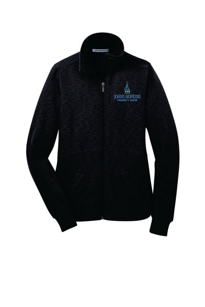 JH L293 Port Authority® Ladies Slub Fleece Full-Zip Jacket