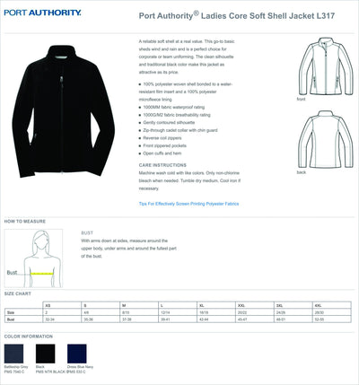 Legacy Soft Shell Female Jacket L317