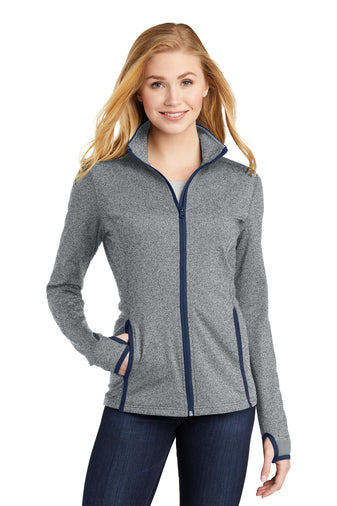 Wilford LST 853 Sport-Tek® Ladies Sport-Wick® Stretch Contrast Full-Zip Jacket