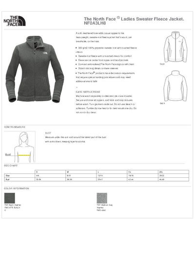 #NF0A3LH8 The North Face® Ladies Sweater Fleece Jacket