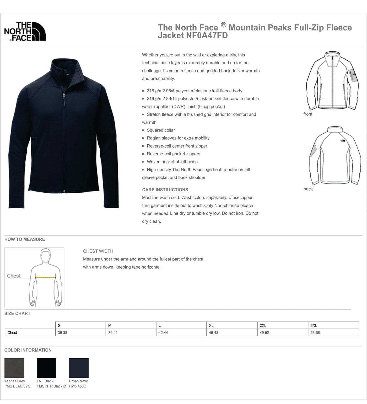 Legacy The North Face ® Mountain Peaks Full-Zip Fleece Jacket